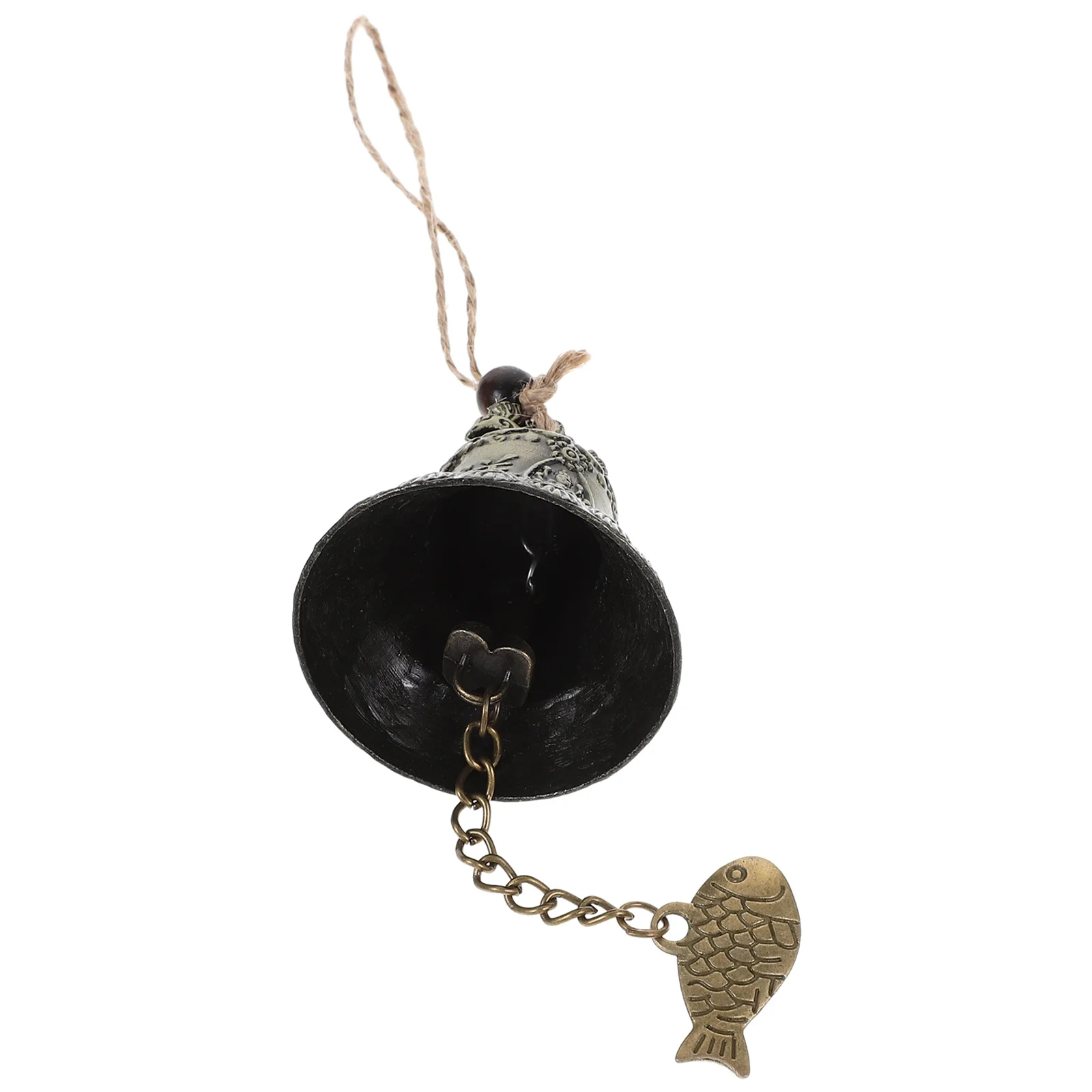 

2Pcs Wind Chime Retro Hanging Bell Pendant Decorative Metal Bell Garden Balcony Outdoor Wind Chime Decor Retro Hanging Decor