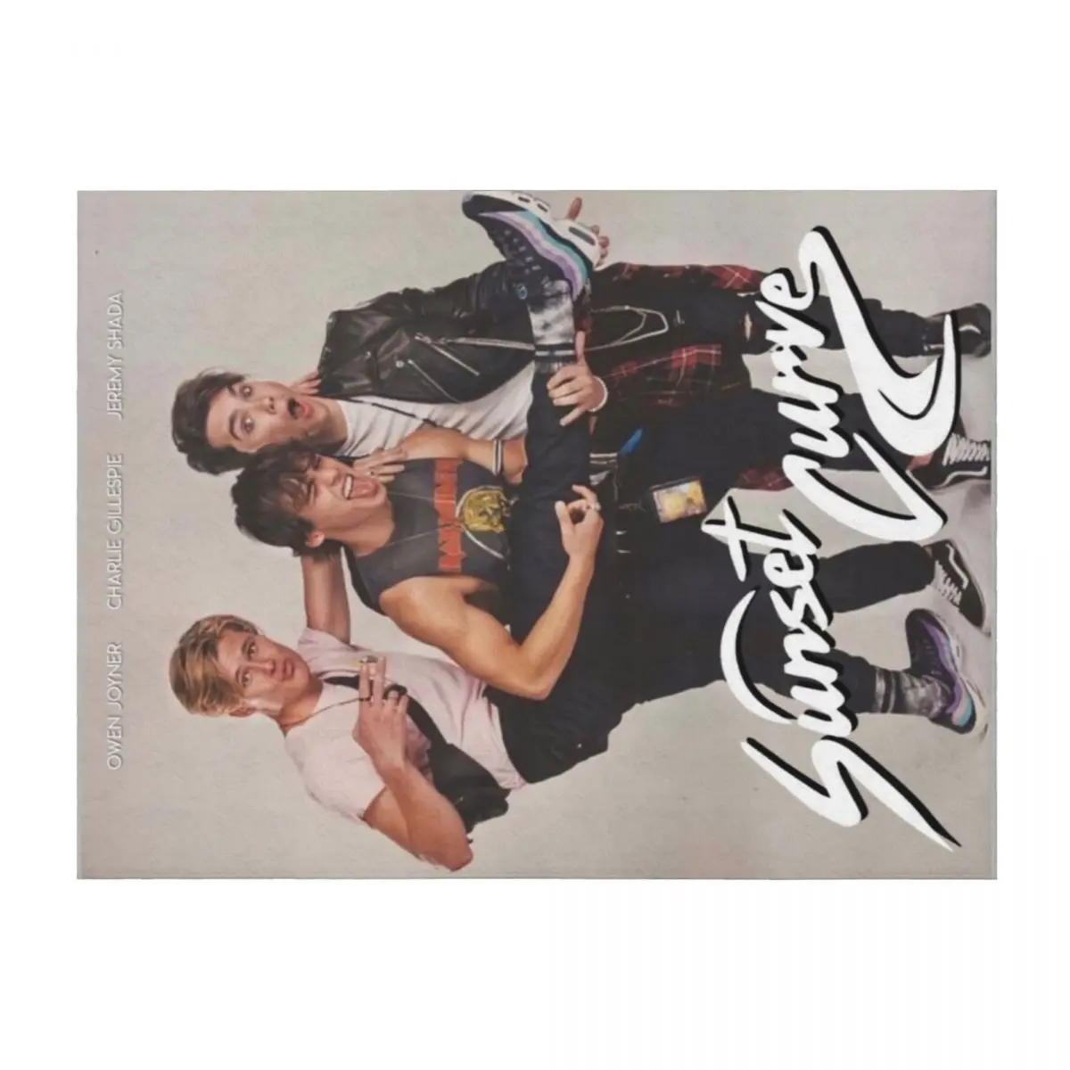 

Sunset Curve album poster Throw Blanket blankets ands Extra Large Throw Giant Sofa Plaid on the sofa Blankets