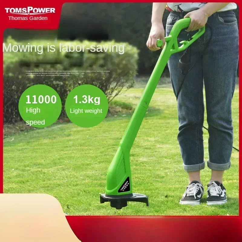 

220V Thomas Electric Lawn MowerMini Household Lawn Trimmer Weed Eater