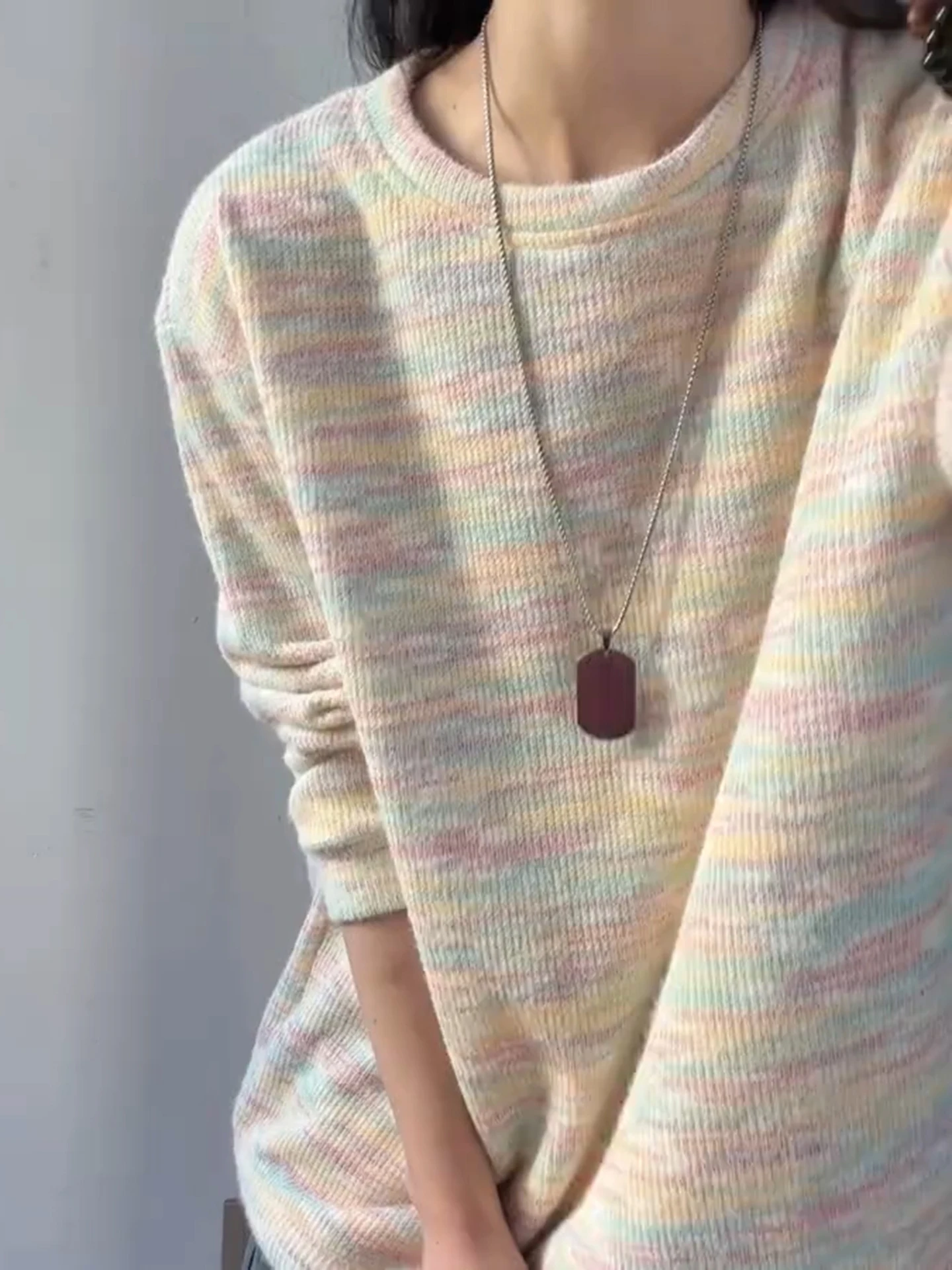 

American Sle Fce Lined Long Sve Men's Sweatirt Comfortable Inner Wear Outerwear Casual Streetwear Youth Faion