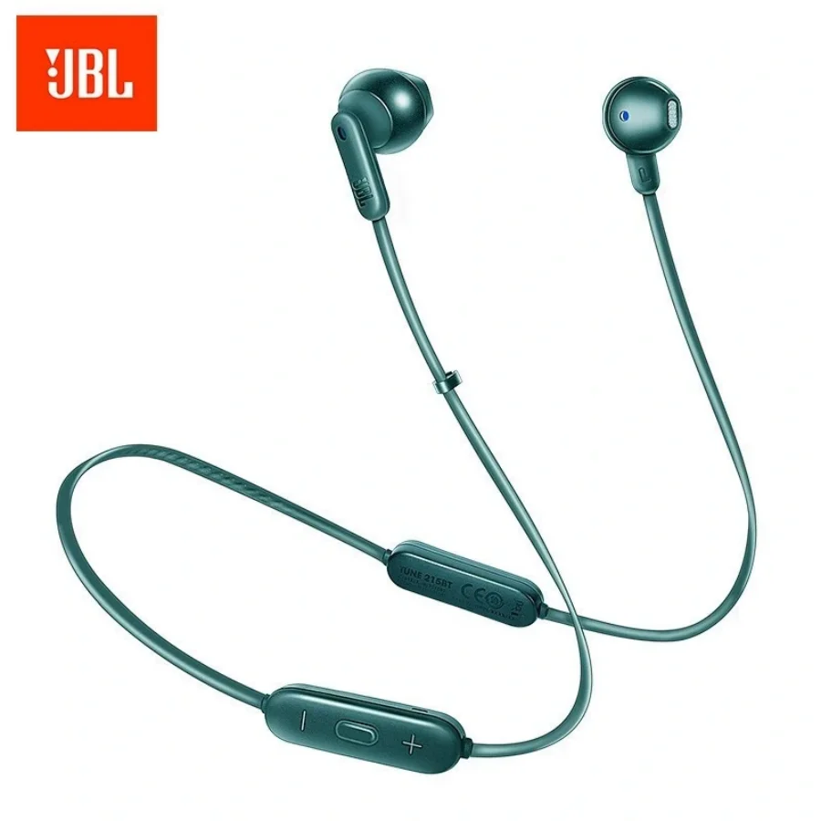 JBL 125BT Bluetooth Earphones In Ear Headphones Long Battery Life Stereo Deep Bass Inline Microphone cable saver 0.3m cable