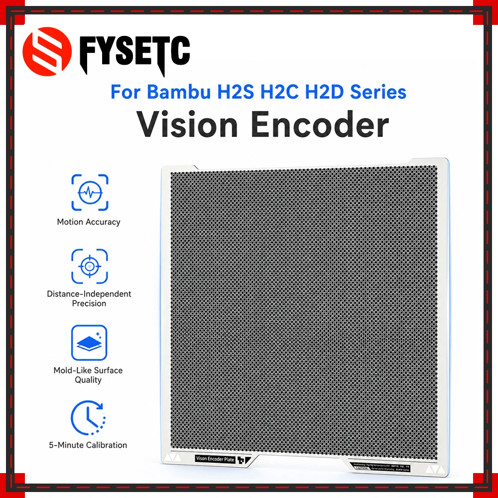 NEW Vision Encoder For Bambu H2S H2C H2D  Motion Accuracy And 50μm Motion Accuracy Advanced For Bambu H2 Series 3D Printer Parts