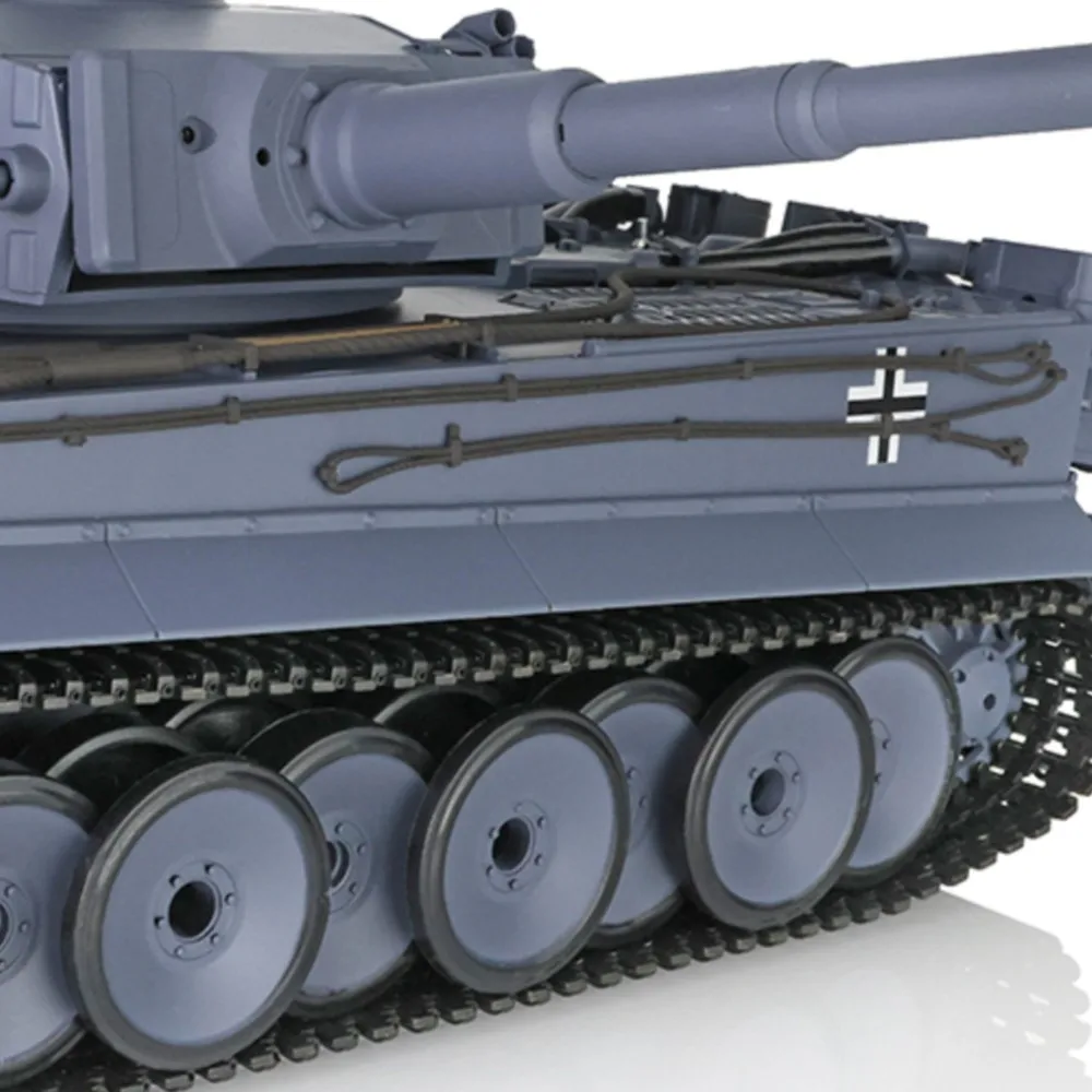 

Heng Long масштаб 1/16, 2,4 ГГц, 7,0 пластик, версия немецкого тигра I, радиоуправляемый танк 3818, модель BB, армейская модель для стрельбы, игрушки для мальчиков TH17233-SMT7