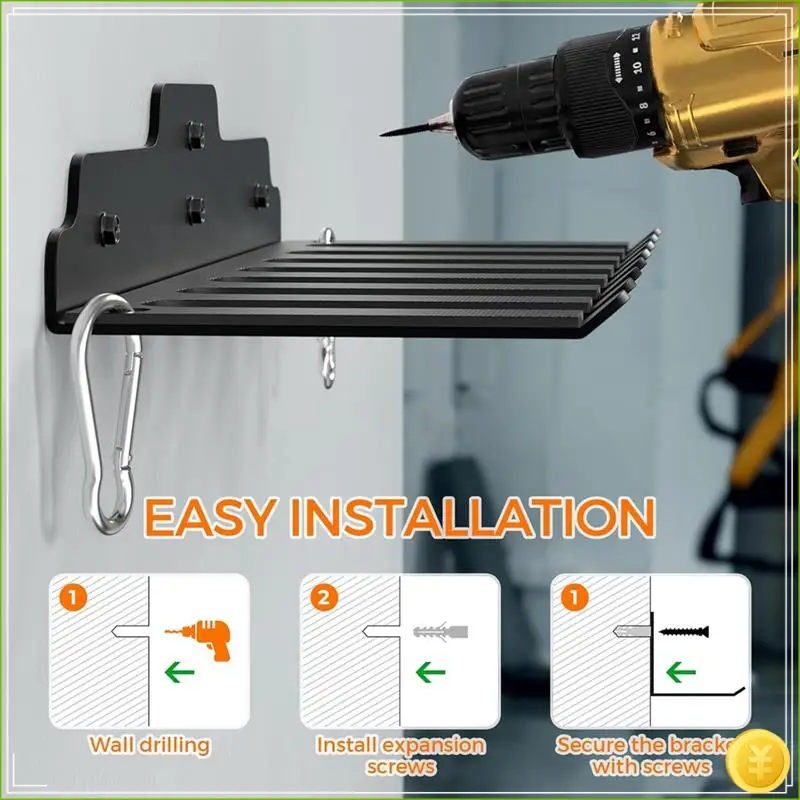 Barbell Hanger,Garage Gym Bar Wall Rack,Vertical Barbell Mount Rack,Commercial Or Home Gym Accessory