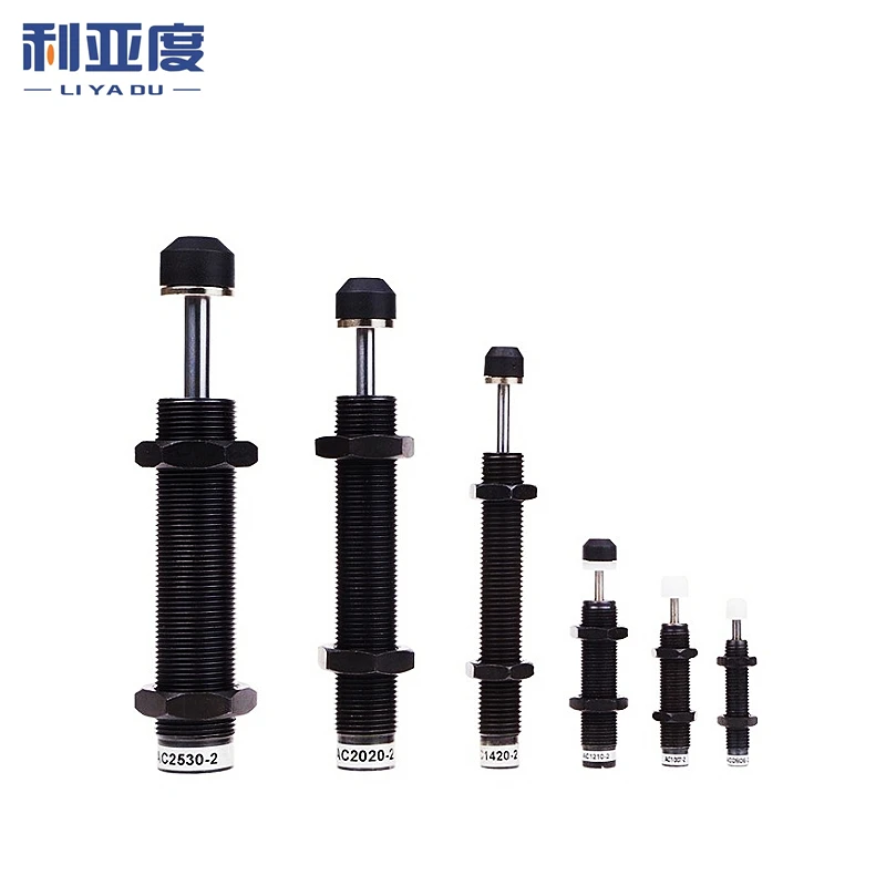 AC Series Shock Absorbers for Pneumatic and Hydraulic Applications with Hydraulic Buffer and Oil-Pressure Dampers: AC0806-ac1416