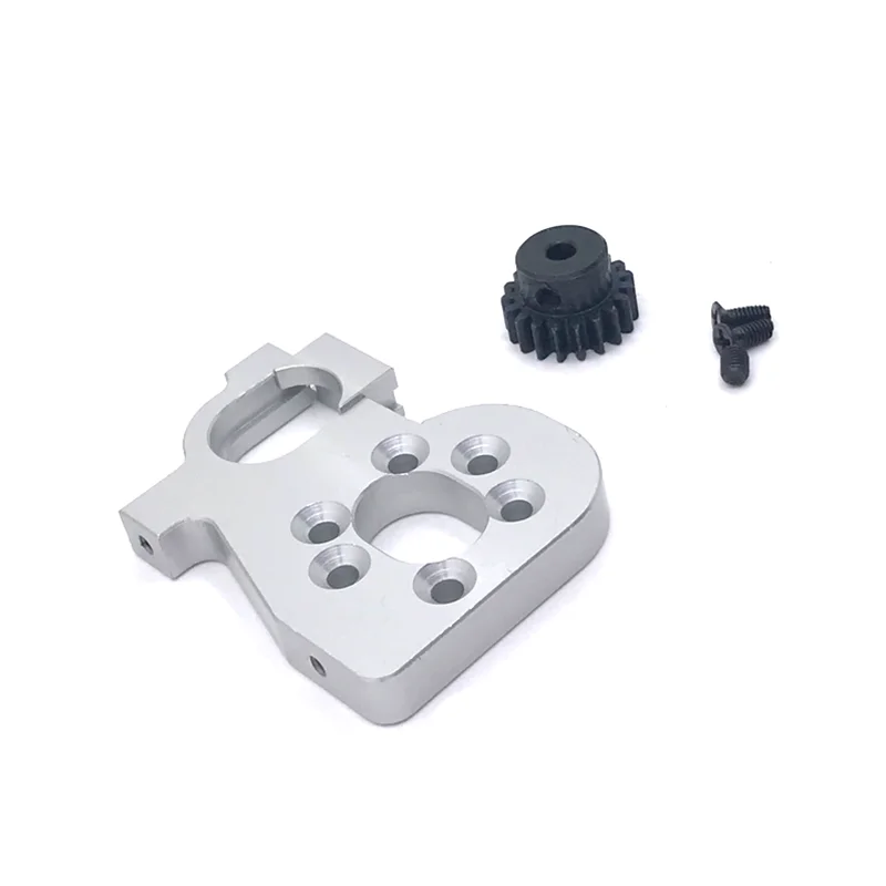 Metal Upgrade Brushless Motor Base 19T Gear For WLtoys 144001 144002 144010 124017 124016 124017 124019 RC Car Parts