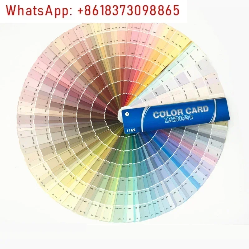 Architectural paint color card General color card for the construction industry 1162 colors