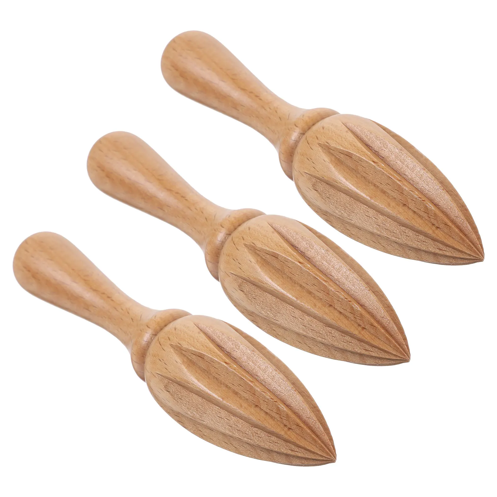 

3pcs Manual Lemon Juicer Squeezer Wooden Citrus Reamer Manual Wood Lemon Squeezer Juicer Tool For Kitchen Parties DIY Drinks