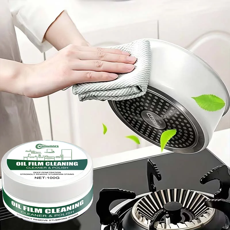 Kitchen degreasing cleaner, works instantly, perfect for removing grease, dirt, tar residue and oil film, leaving a polished shi