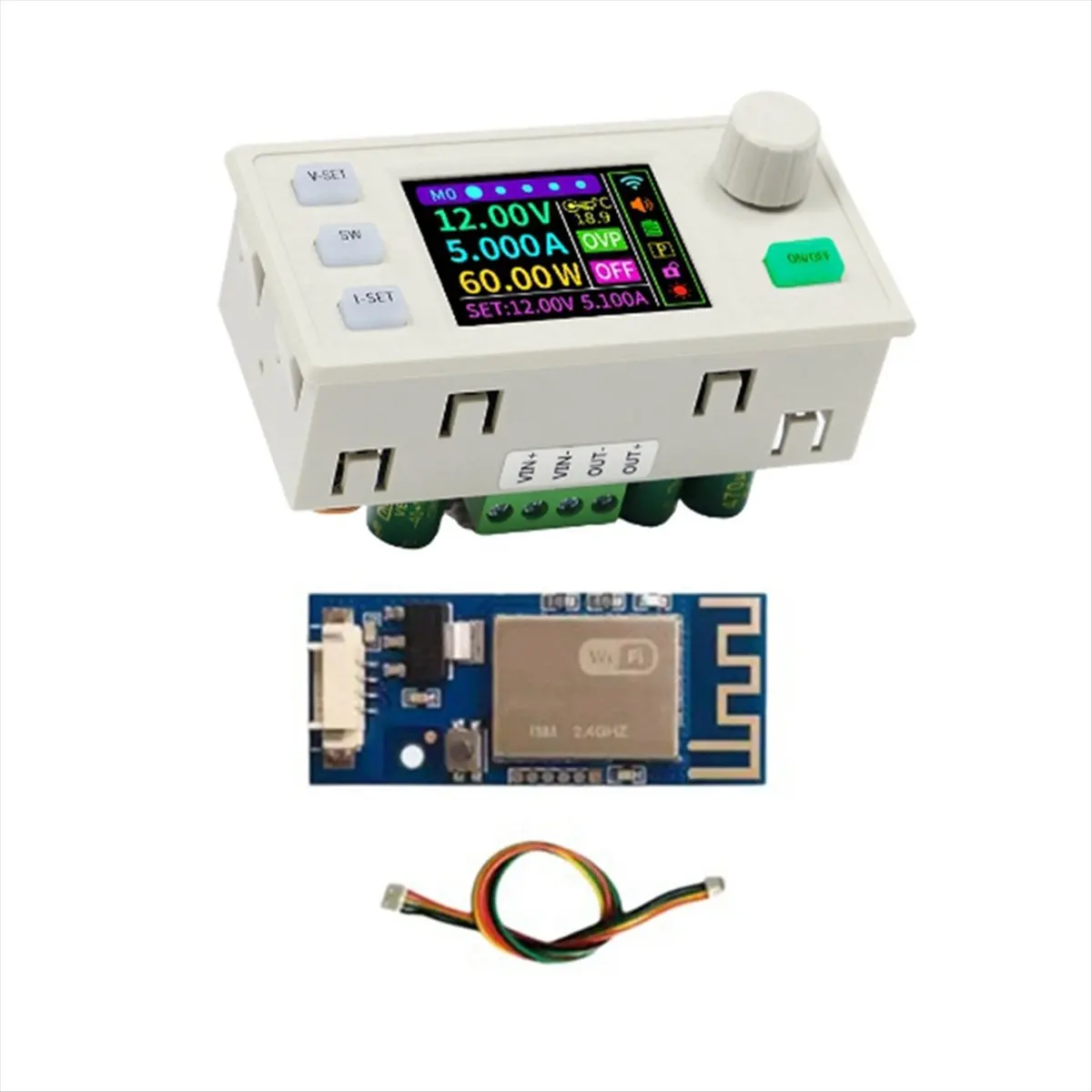【Power Supply】 SK150S Adjustable DC Regulated Power Supply+WIFI Module Constant Voltage Constant Current 8A 150W Step-Down Modul