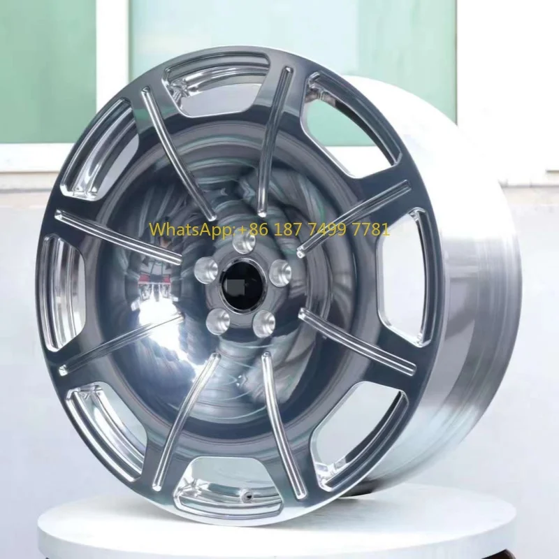 

For . A8 Horch Luxury Sedan New Forged Aluminum Alloy Wheels with Multi-Spoke Design and Polished Treatment