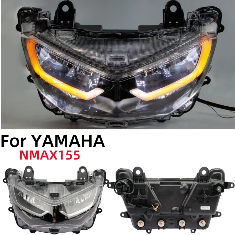 

For YAMAHA NAMX155 N MAX 155 Motorcycle Headlight with Bulb Assembly Bright LED Lamp Front Headlight Modified Accessories