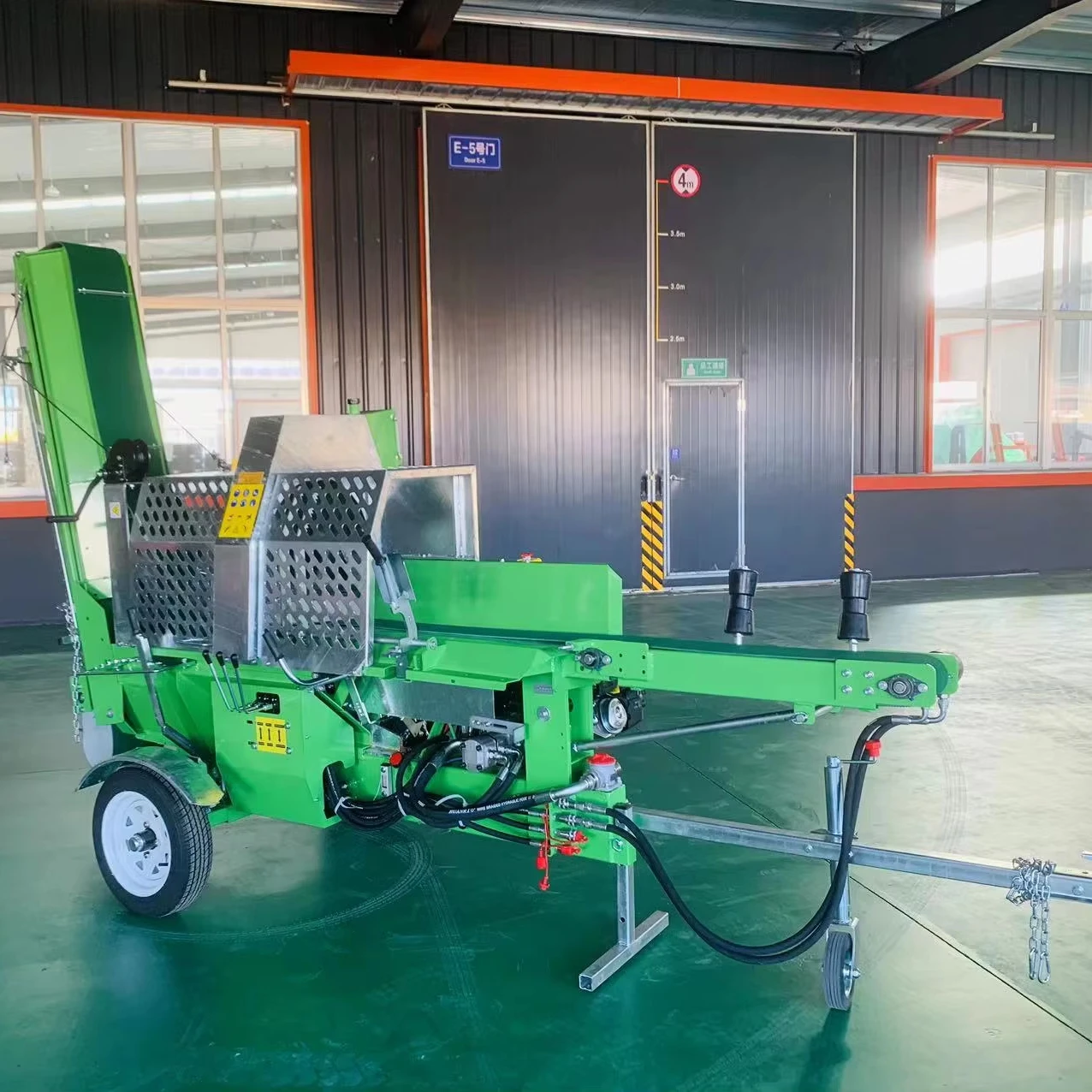 Customized Forestry Machine Automatic Electric Firewood Processor Log Splitter