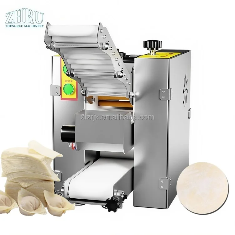 Indian Roti Chapati Maker Machine Fully Automatic Tortilla Bread Machine Press Dumpling Skin Wrapper Making Machine for Home