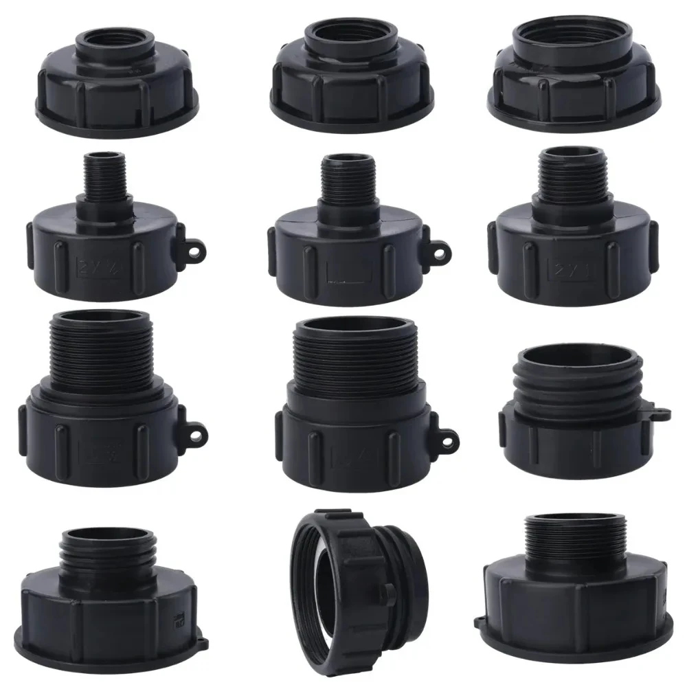 Adaptador para Tanque IBC de 1000 Litros, Conector de Rosca S60 x 1/2'', 3/4'', 1'', 1.5'', 2'', S100, Juntas para Barriles IBC, Accesorio para Tanque