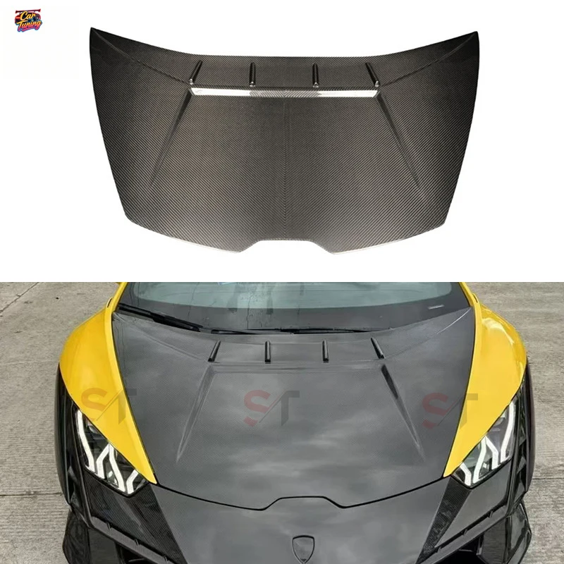 

Suitable for Lamborghini LP580 LP610 carbon fiber hood modification, engine cover, car front cover, and body wrap