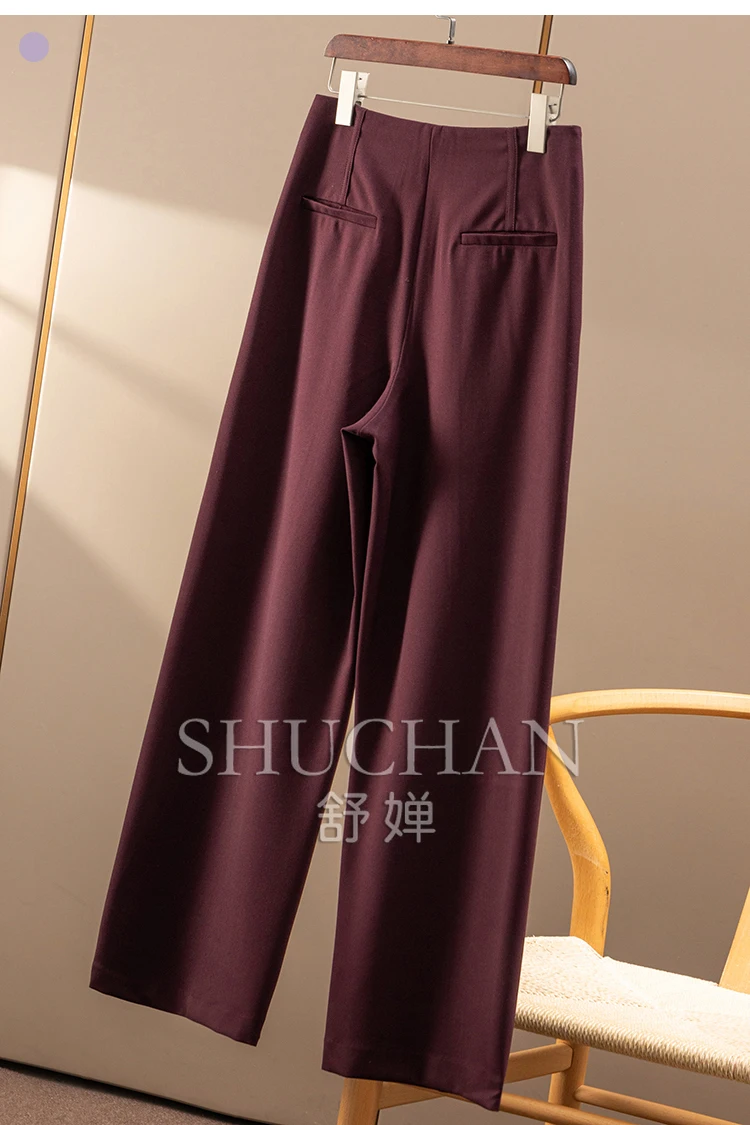Early Autumn of The Ark with Wool Straight Wide-leg Trousers Women's 18E3  Pantalones De Mujer