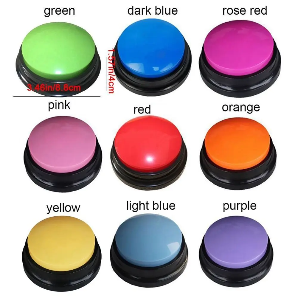 for  Voice Repeater Sound Button Voice Recording Pet  Supplies Recording  Talking Button Answering Buttons Dog Toys
