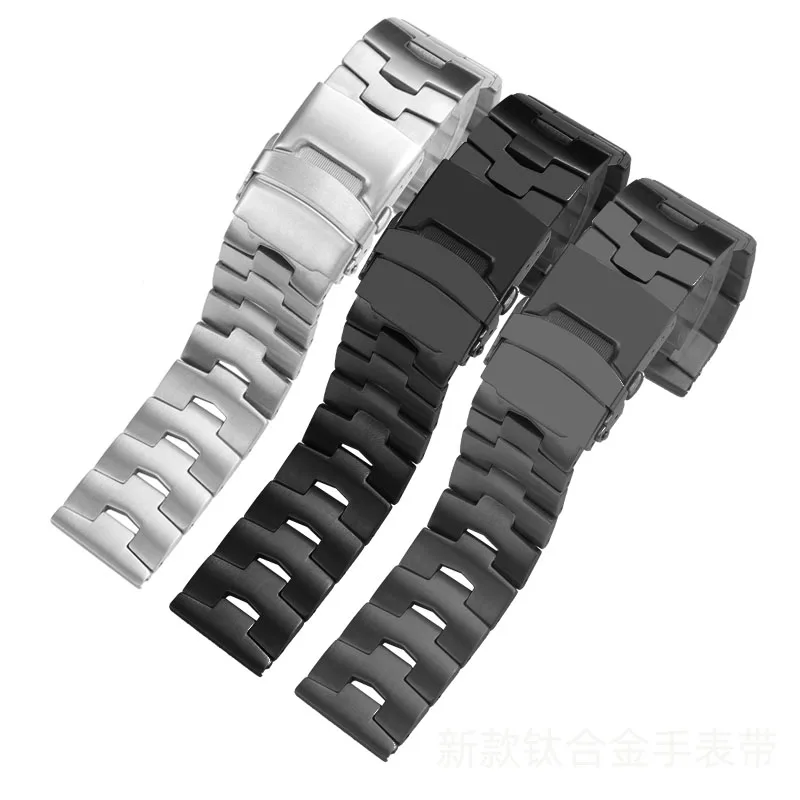 Titanium alloy Metal Watch Band  For Seiko PROSPEX Series SRPE99K1/SRP777J1 Titanium Stainless steel Watch Strap 22mm Black