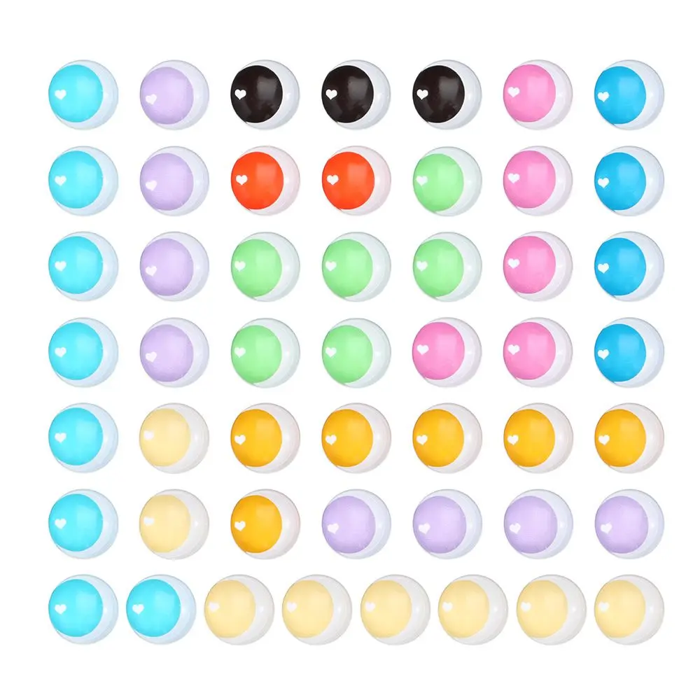 6/10/16/20/25mm DIY Handmade Craft Jewelry Findings Toys Accessories Glass Doll Eyes Round Eyes Cabochon Flat Eyeballs