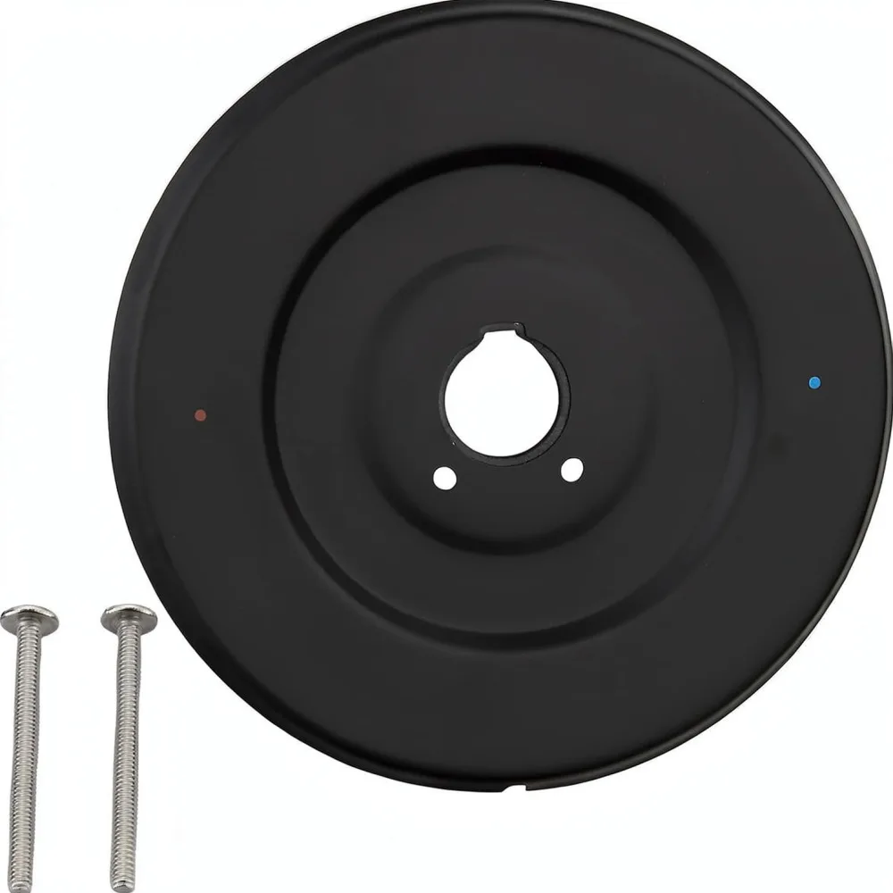 For For Moen 16090 Chateau Series Shower Escutcheon Replacement Metal Valve Cover Plate Bathroom Plumbing Decor Accessory Black