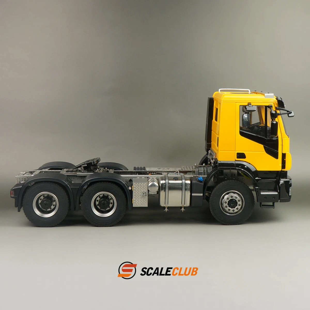 Scaleclub Model 1/14  For IVECO 6x6 Metal Truck Tractor For Oka Tamiya Lesu Rc Trailer Tipper