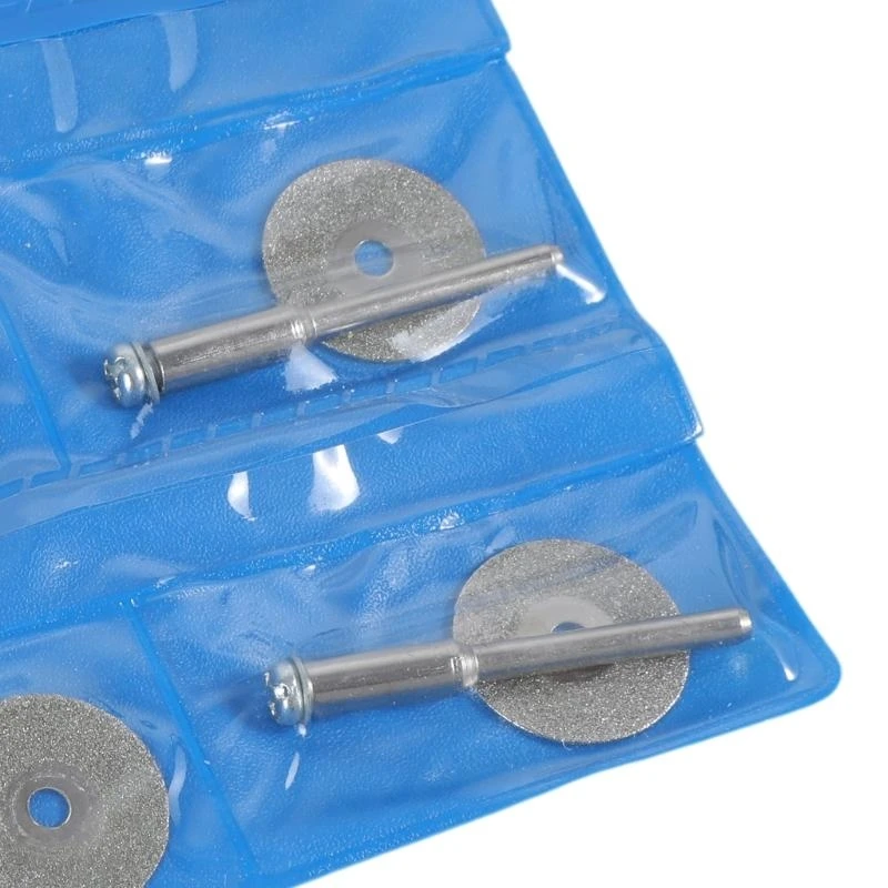 367d 10pcs New Rotary Tool Circular Blade Cutting Disc Cutoff Mandrel