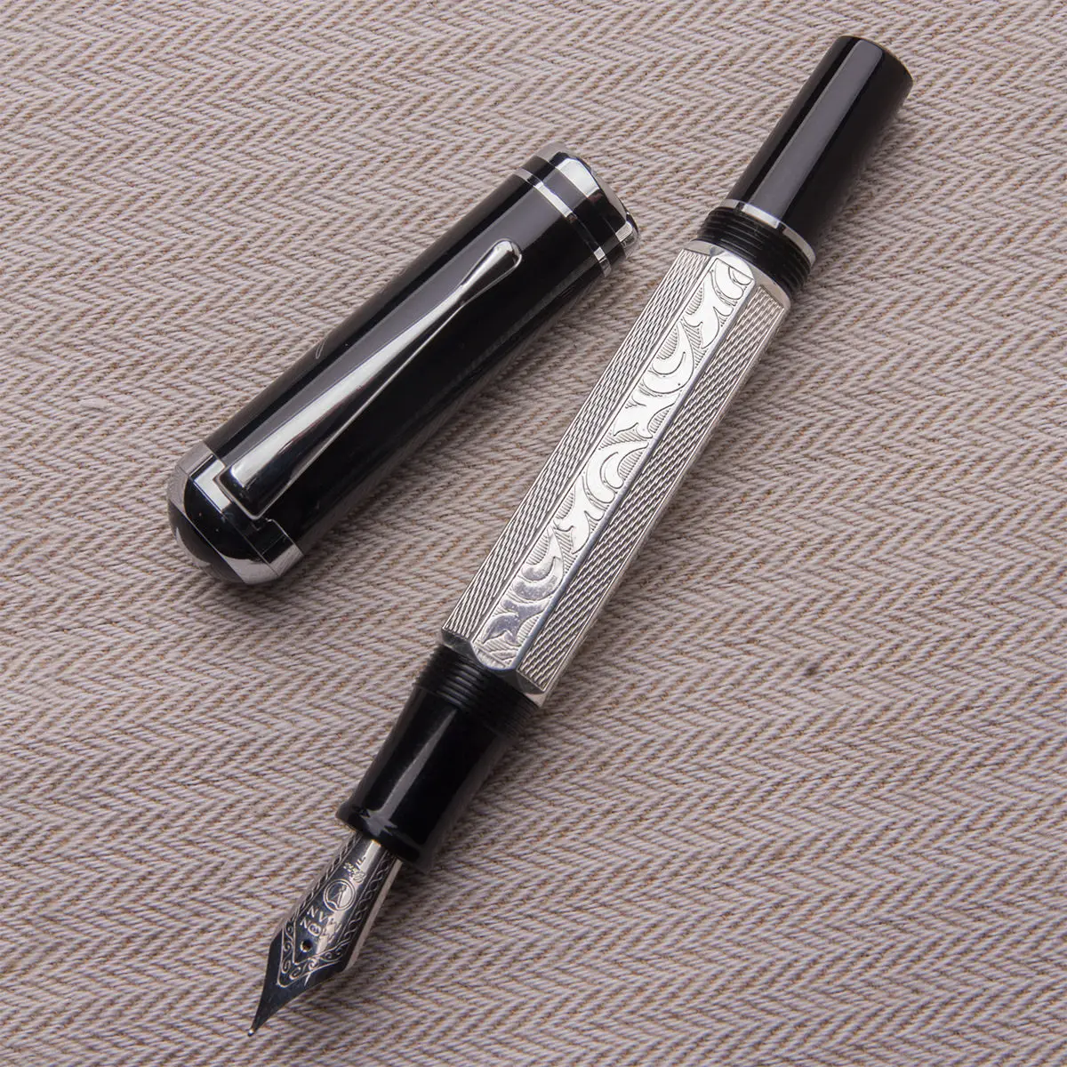 Pióro wieczne MAJOHN Soft Flex Nib Piston P138/P136, elastyczny cienki groch do kaligrafii, gotyki, ornamentów, piśmieni ozdobnych i sztuki. — zdjęcie produktu 5