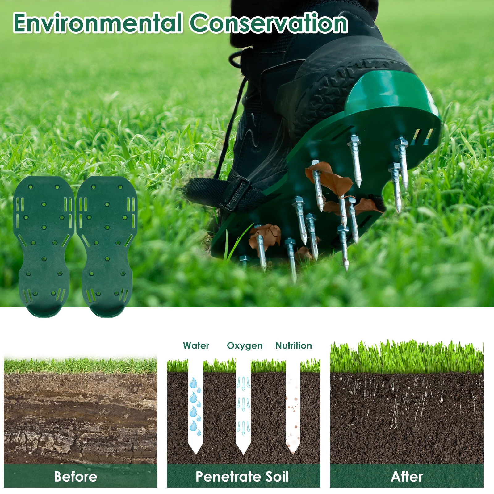 Thumbnail 3 - #29 Latest Lawn Aerator Shoes Offers