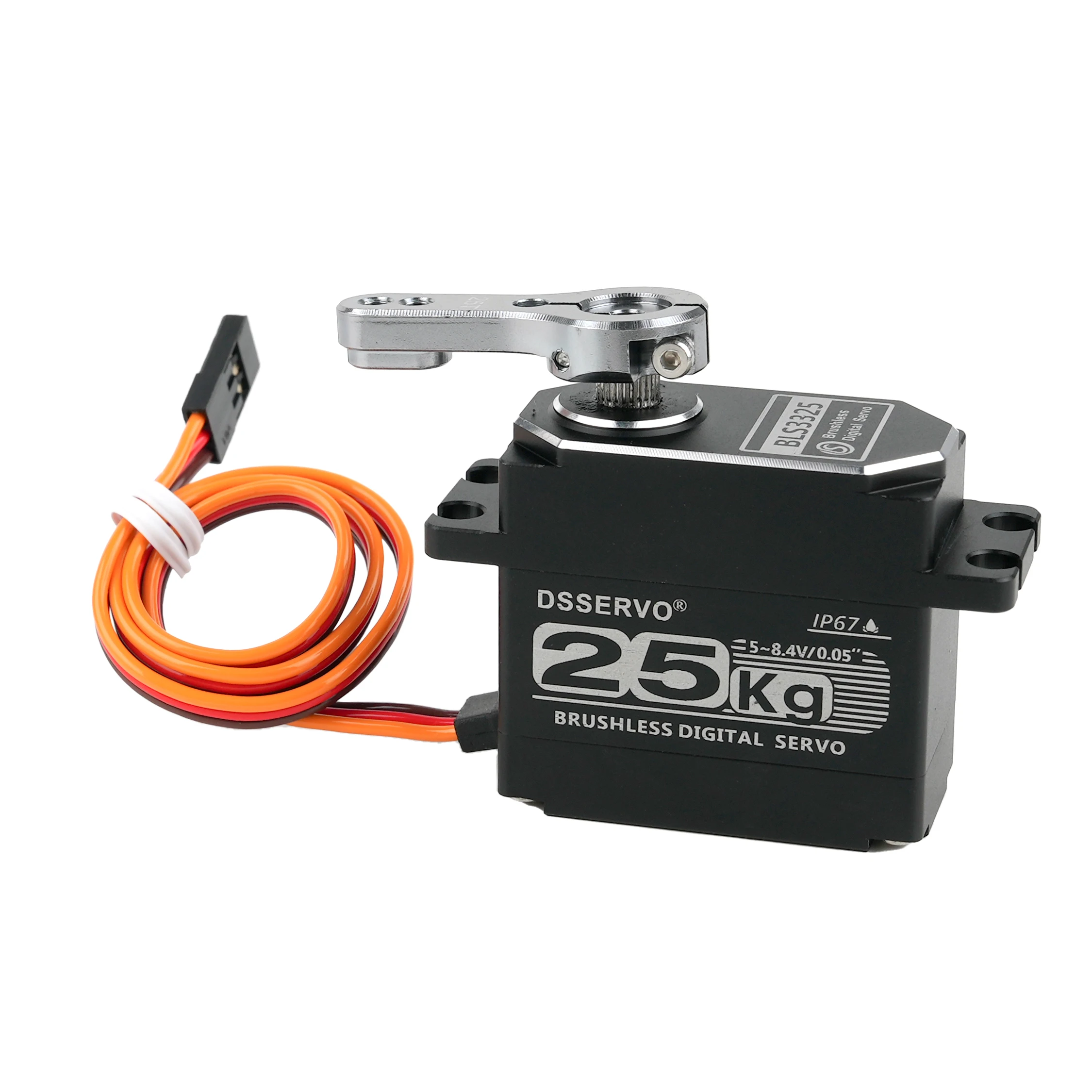 BLS3325 25KG Digitale Servo Borstelloze Motor Stalen Tandwielen 180/270 Graden Waterdicht voor RC Model Vliegtuig Helikopter Robot Truck