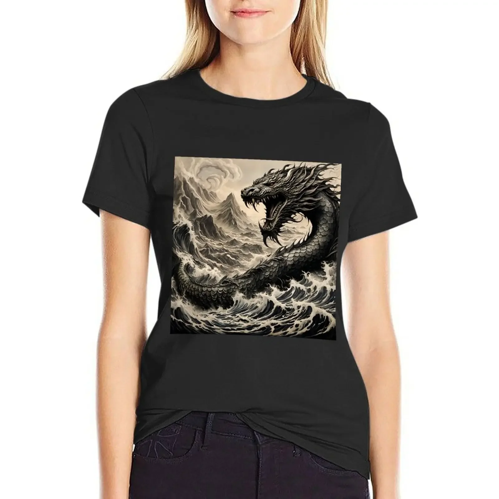 

Jormungand T-shirt Short sleeve tee tops Women's tops