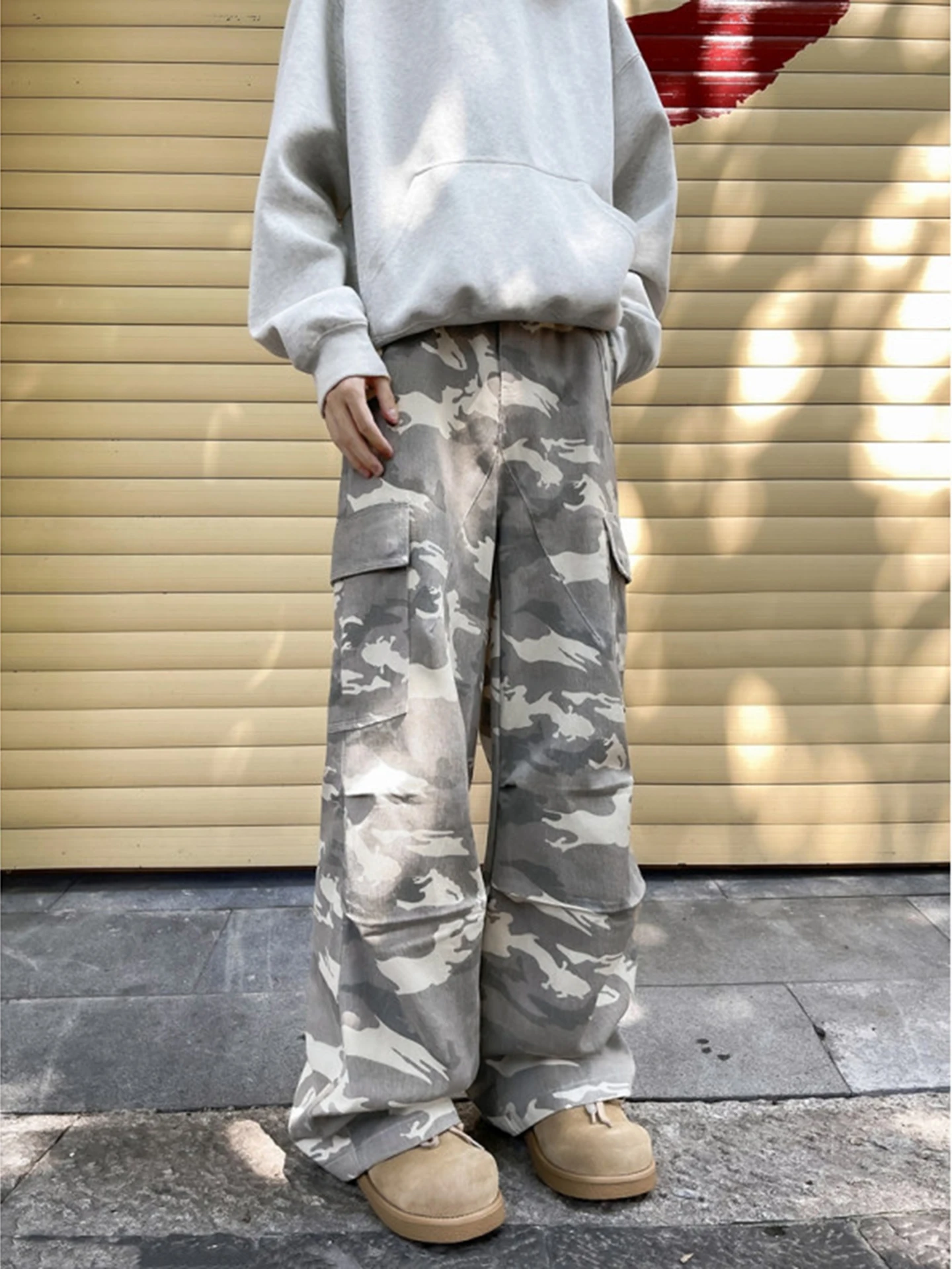 Cleanfit Waed Camouflage Work Trousers Men's Spring Autumn American Sle Multi ket Pants Cool Logging Soldier Pants