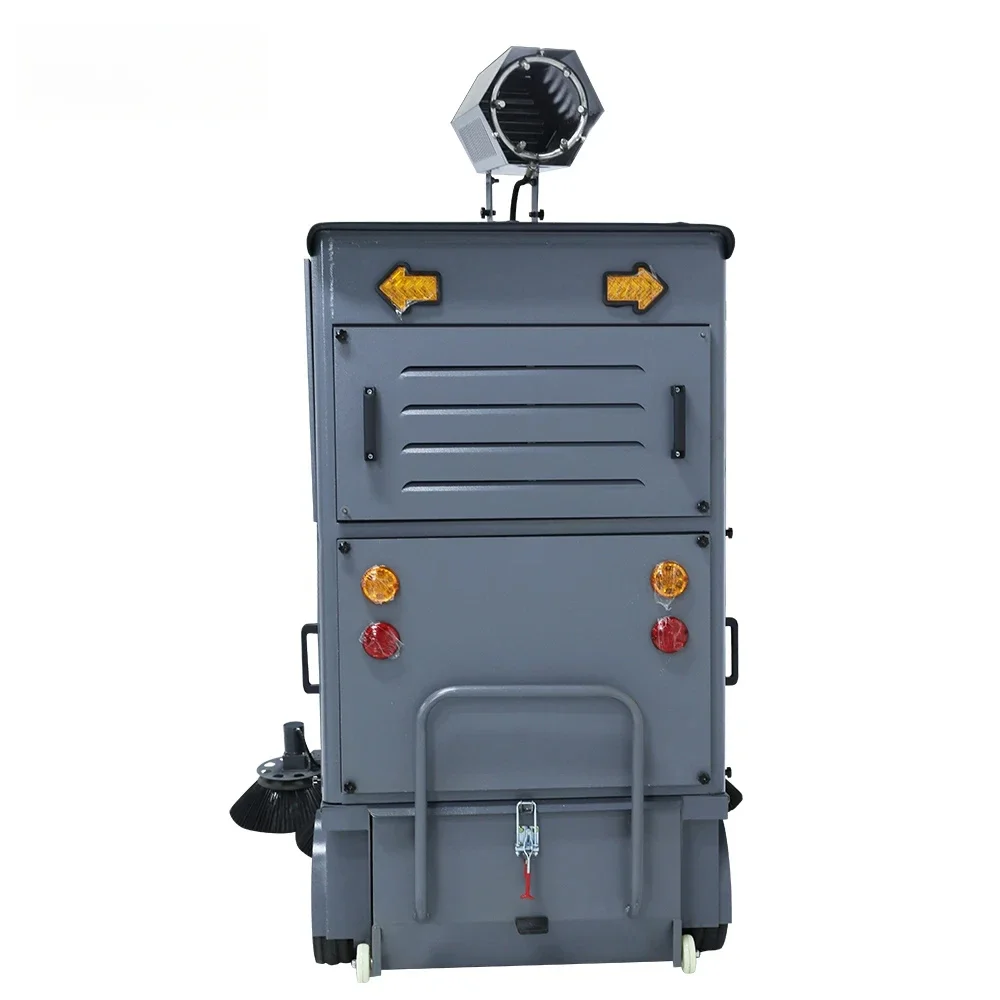 Elektrische veegmachine rijden, commerciële industriële eigendomsparkworkshop, wegveegmachine, veegmachine