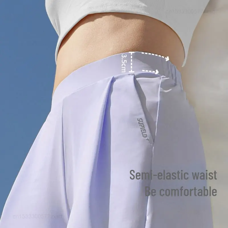 New Supield Full Band Sunscreen Shorts Women's Mosquito and Insect Resistance Sports and Leisure UV Protection Tripartite Pants
