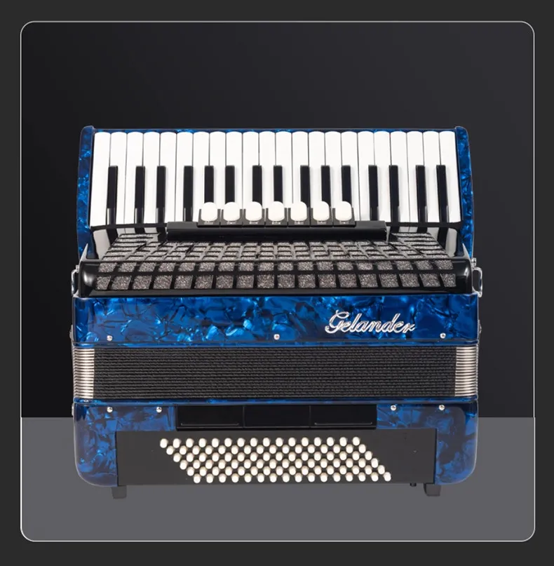 Keyboard Accordion, 60/96/120 Bass, Professional Grade for Beginners & Performances