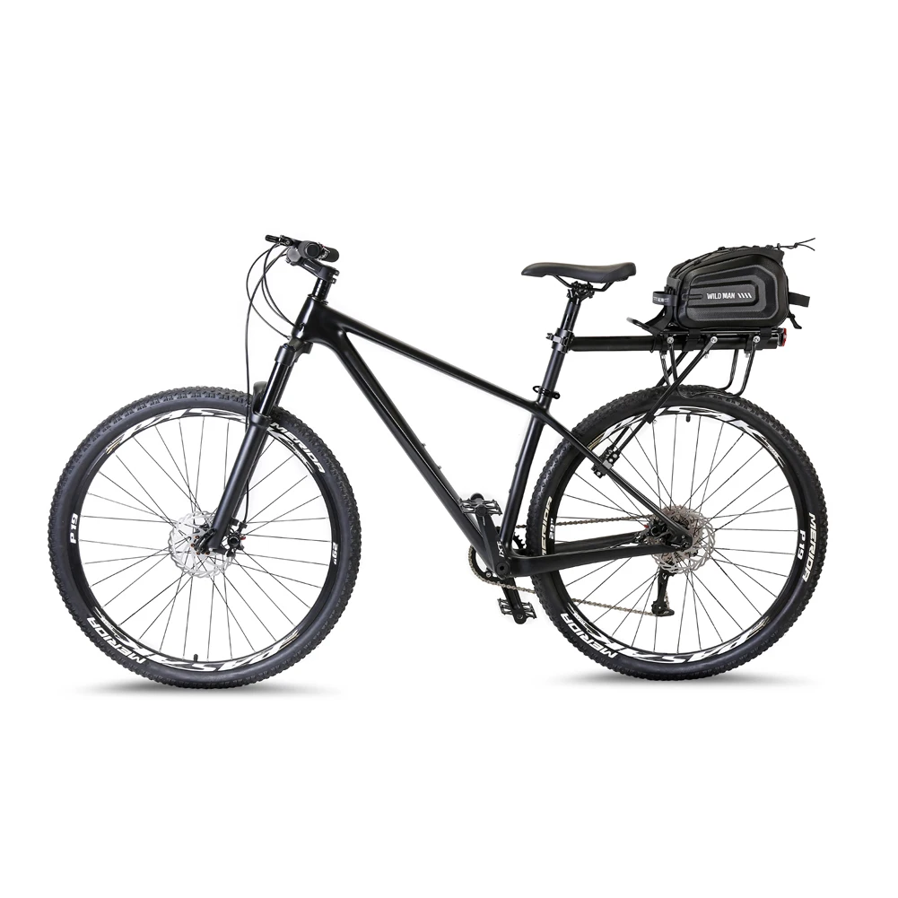 

4L Portable Bicycle Pannier Multifunction Bicycle Luggage Carrier Bag Large Capacity Waterproof for Outdoor Riding Travel