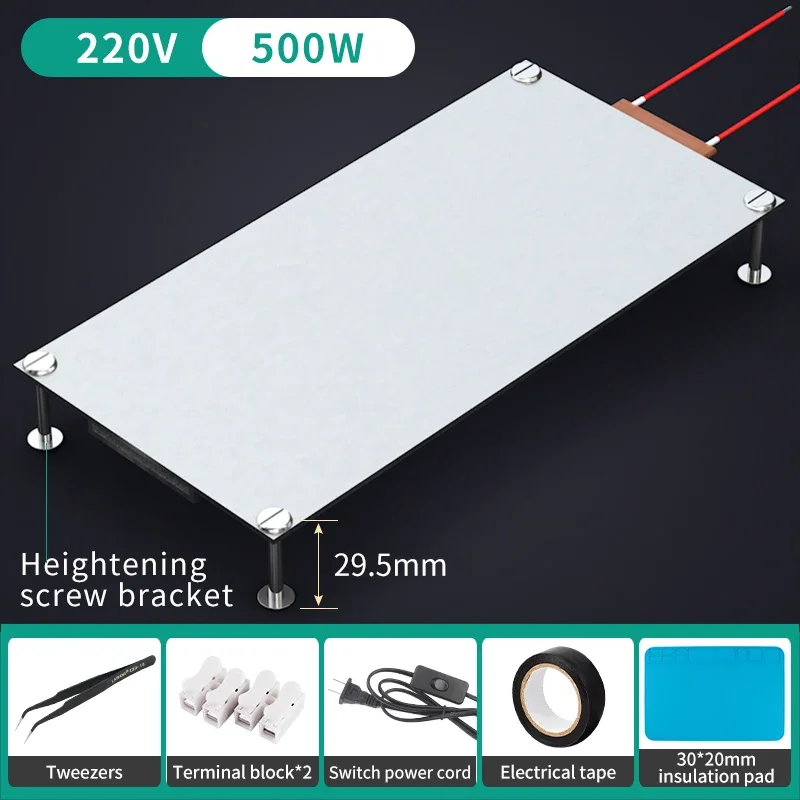 LUXIANZI profesjonalna płyta grzewcza PTC Chip BGA kulka lutownicza Split naprawa termostat aluminiowa stacja spawalnicza do usuwania diod LED