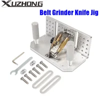Para máquina lijadora de cinta, fabricación de cuchillos, guía de molienda angular, plantilla para cuchillos, plantilla para afilador de cuchillos de correa con placas de prensa duales