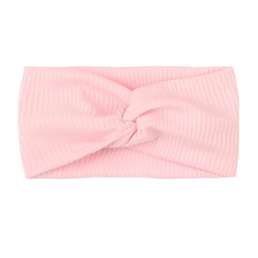 Bande de Sauna en Coton pour Bébé Fille, artificiel astique Doux, Solide, Triblockchain, Accessoires pour Cheveux, Printemps Été