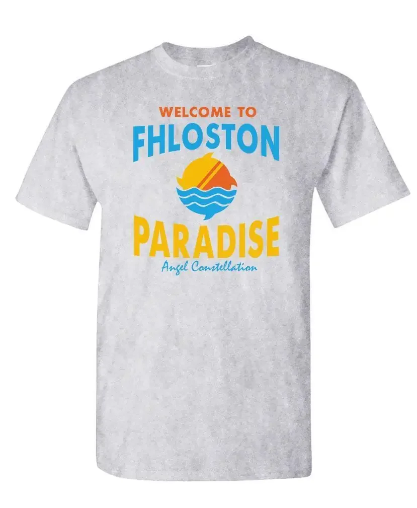 FHLOSTON PARADISE - Unisex Cotton T-Shirt Tee Shirt