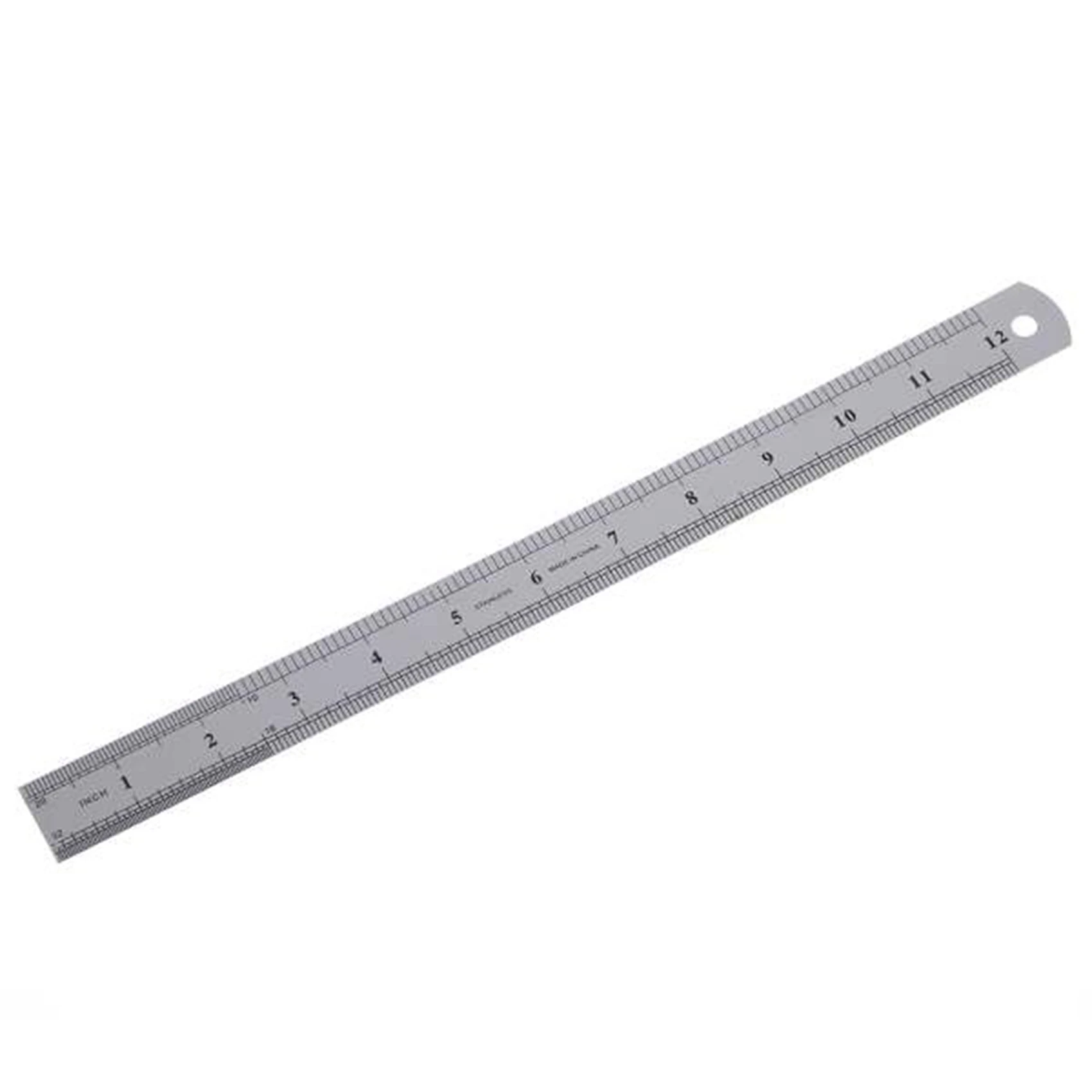3X Stainless Steel Ruler Measure Metric Function 30Cm 12Inch