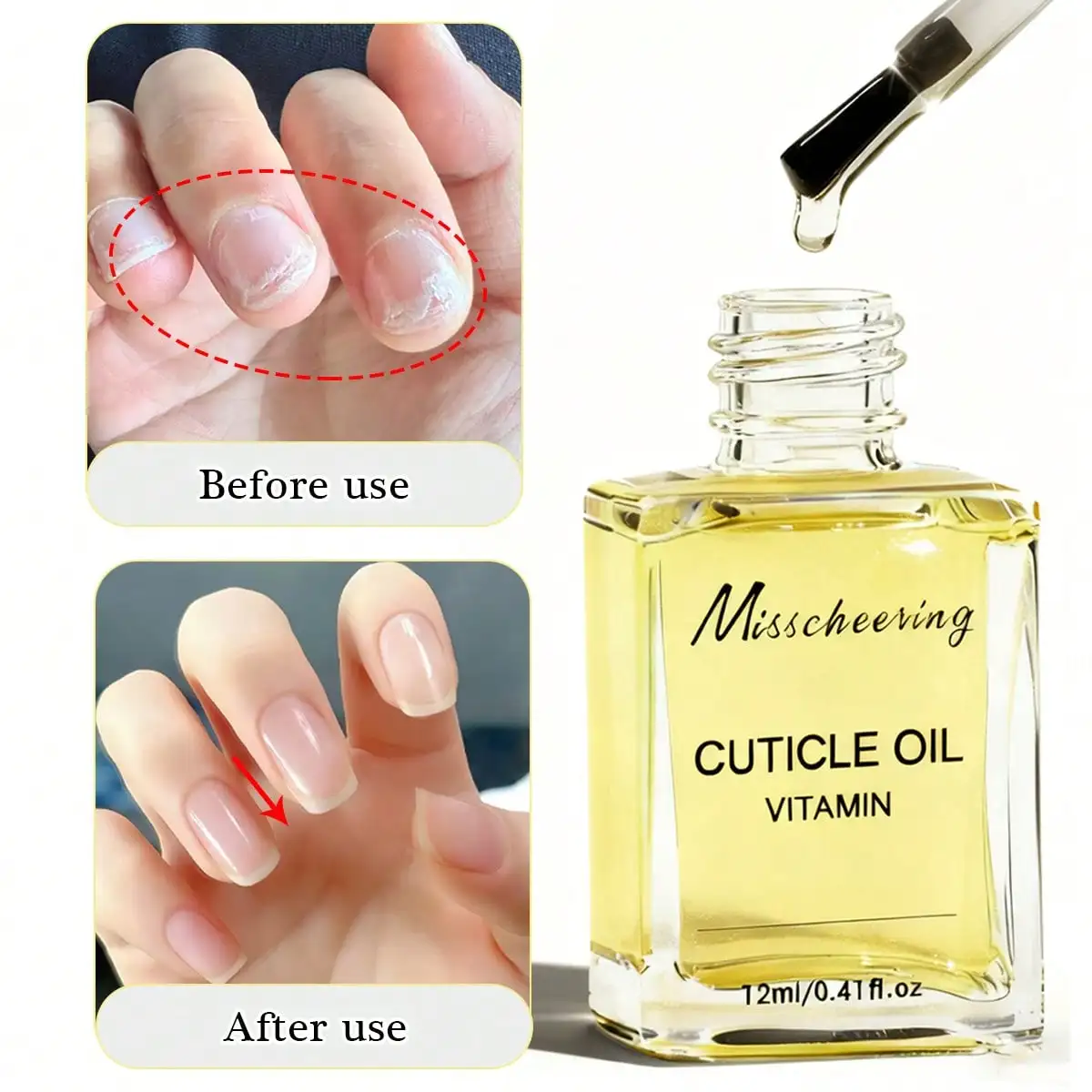 

12 мл питательное масло для стимуляции роста ногтей для восстановления мягких и тонких многослойных ногтей, высококачественное масло для ухода за ногтями