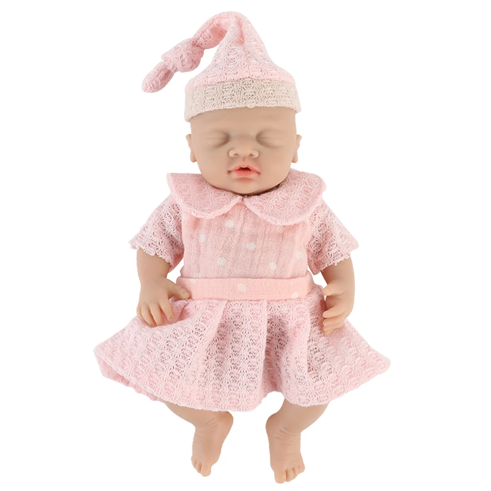 

IVITA WG1514 7inch Realistic Silicone Reborn Baby Doll 240g Full Body Newborn Girl Toy for Children's Play And Collectibles