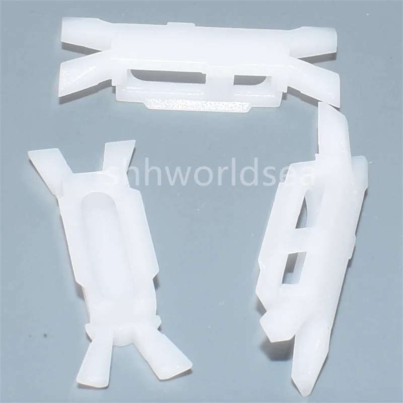 100 Uds Clip de sellado de puerta abrazadera de junta de goma tira de plástico lateral Clip de sujeción de plástico para Renault Fiat 7078732 7701408860