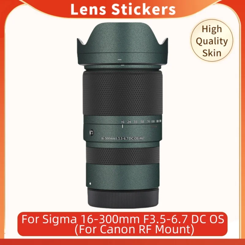 

Для Sigma 16300 для Canon RF крепление объектива для Sigma 16-300 мм F3.5-6.7 DC OS наклейка на объектив 16-300 обертка крышка 16 300 кожа