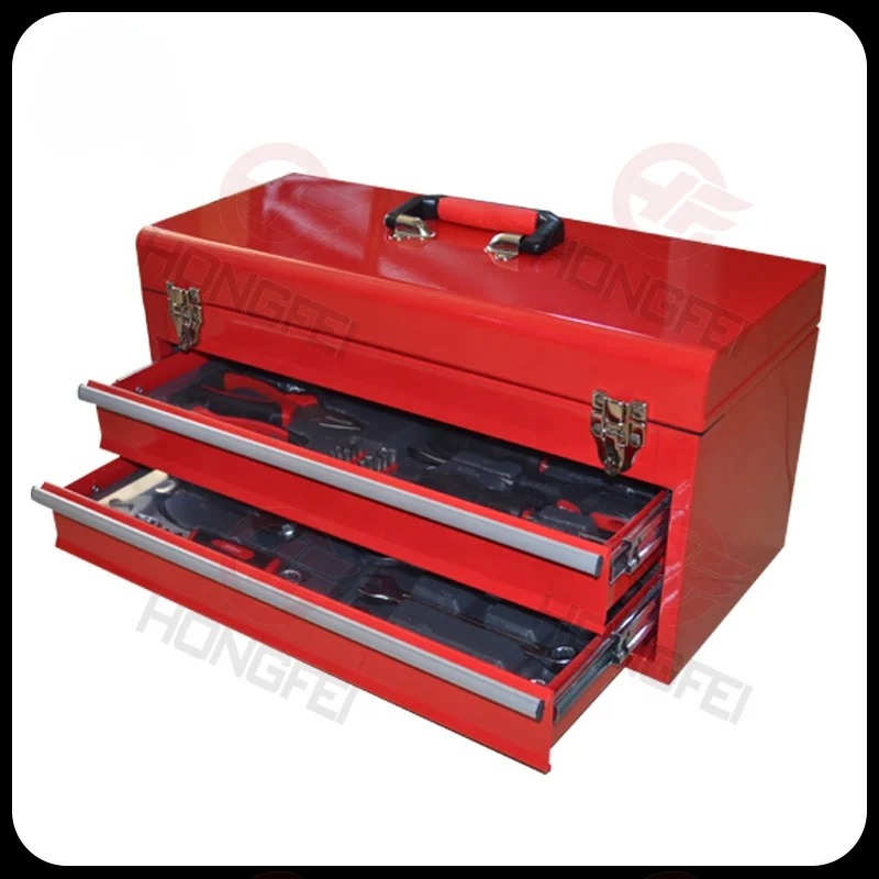 High quality metal tool box kids real set