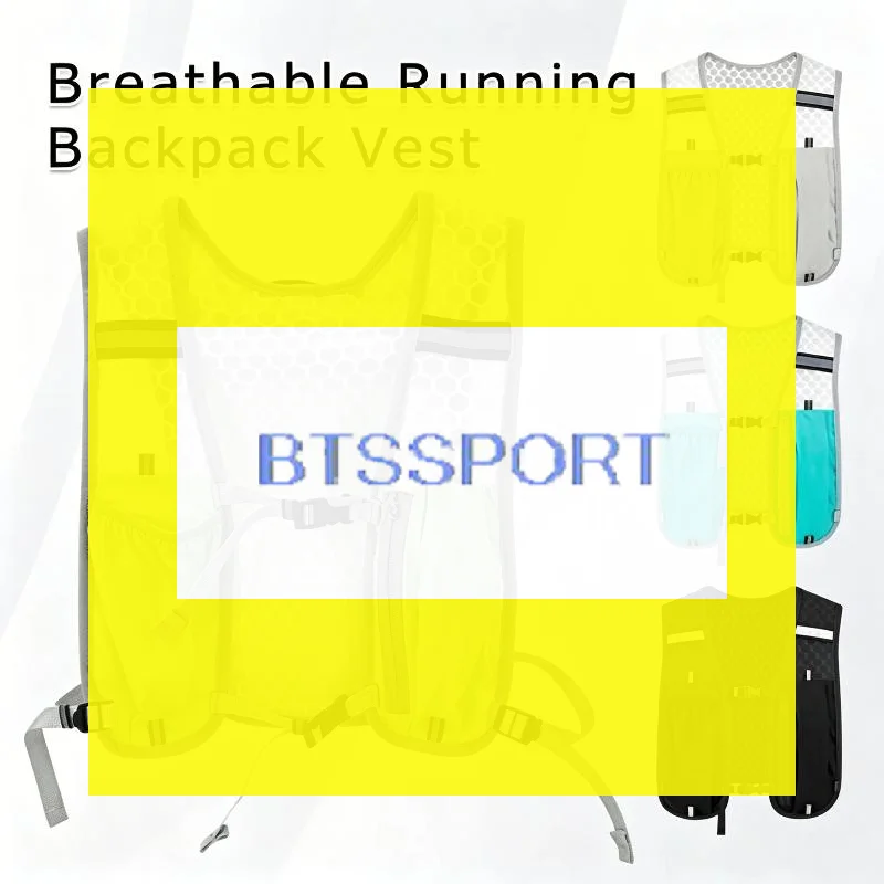 Reflective Hydration Backpack Waterproof Running Sports Vest For Hiking Cycling Marathon With Multi-Pocket