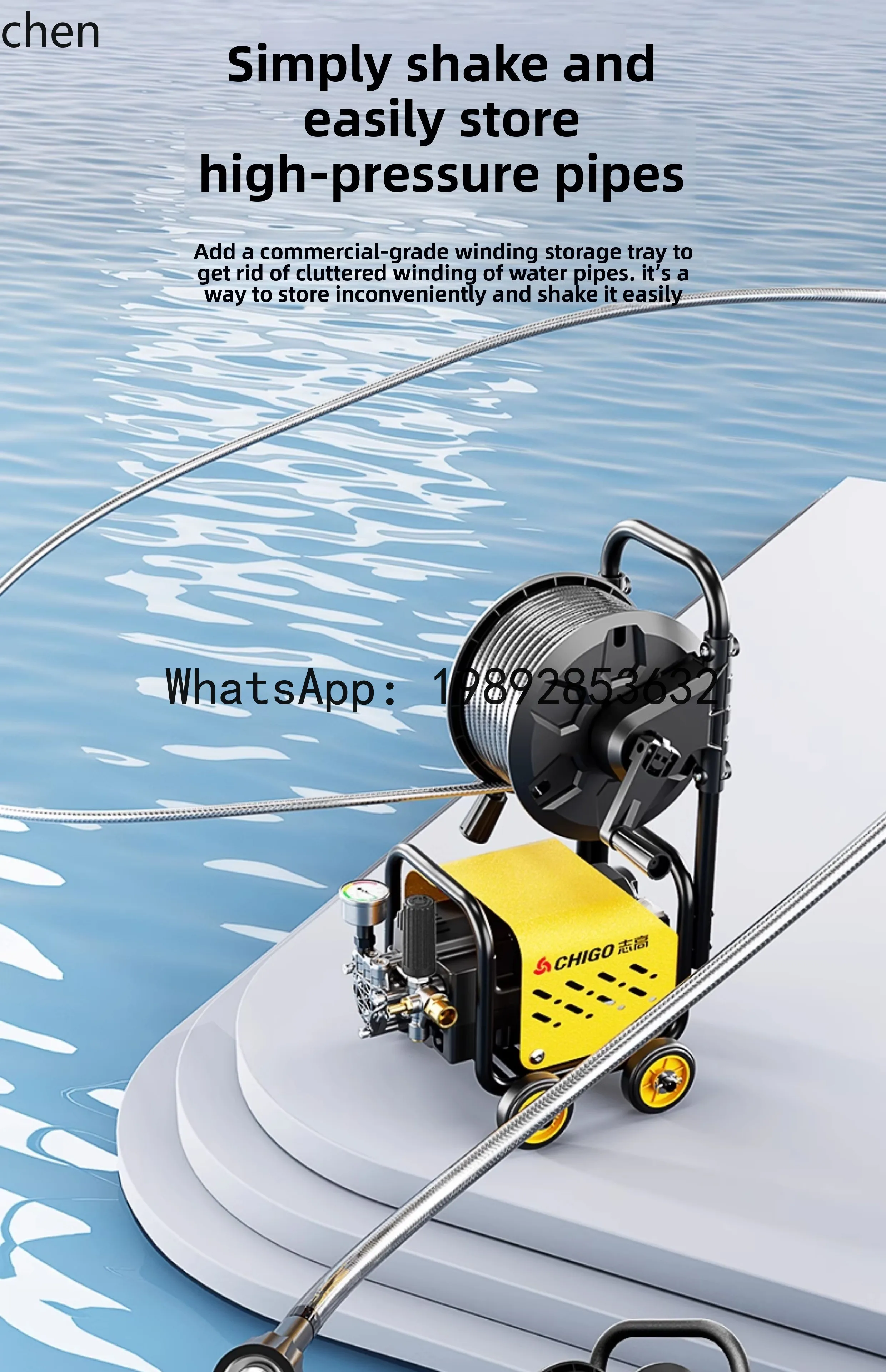 car washing machine household high-power car washing water gun pressurized car powerful floor washing machine grab