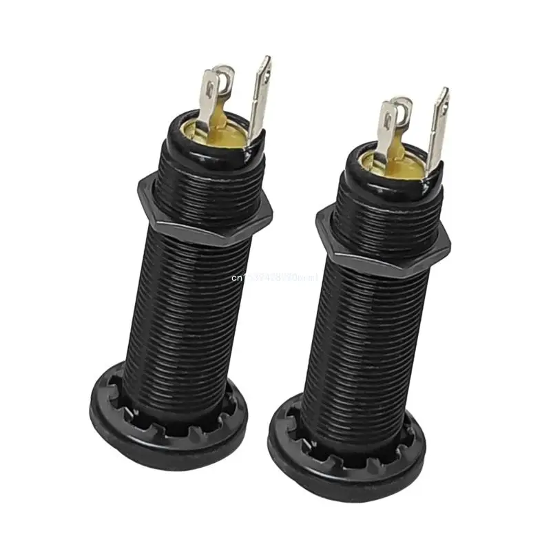 2PCS Mono Instrument 6305 Electric Guitar Single Channel Guitar Plug Suitable for Electric Guitar and Bass