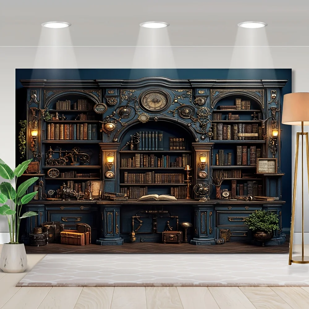 خلفية للحفلات من البوليستر متعدد الوظائف على الطراز القوطي القديم، بدون خلفية لمهرجانات الطاقة للمنازل والجدران والساحات #6